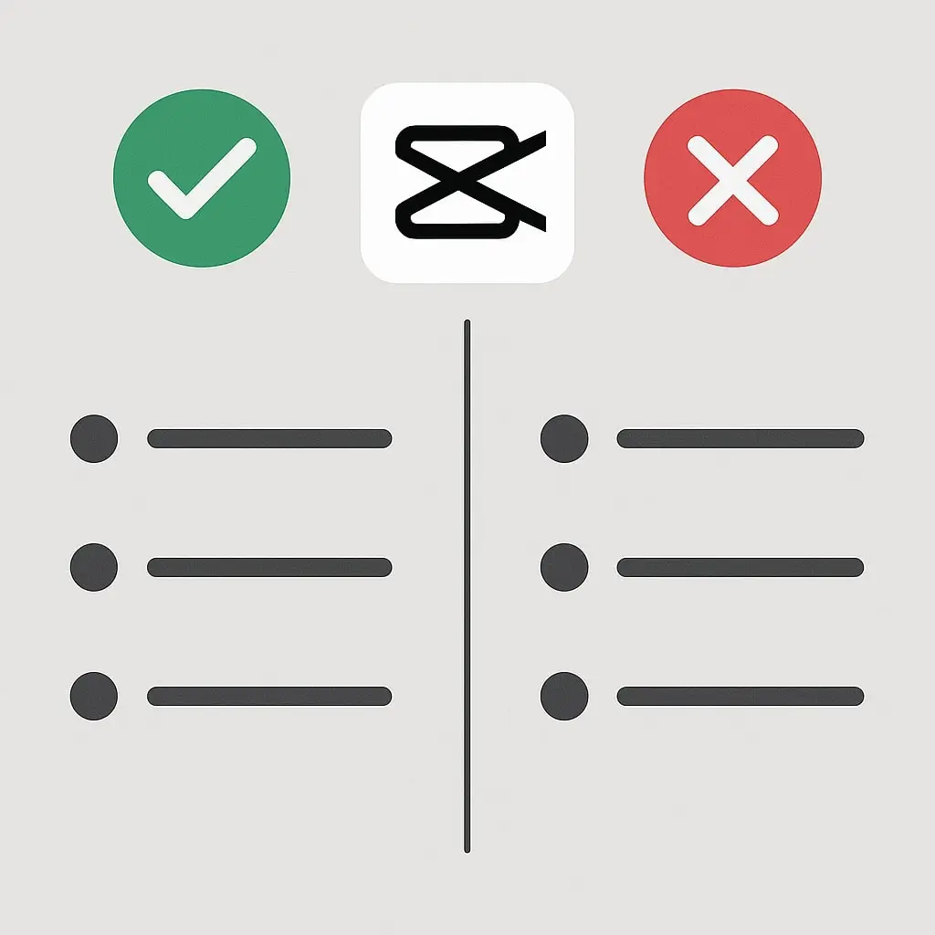 CapCut Pros and Cons CapCut Pros and Cons