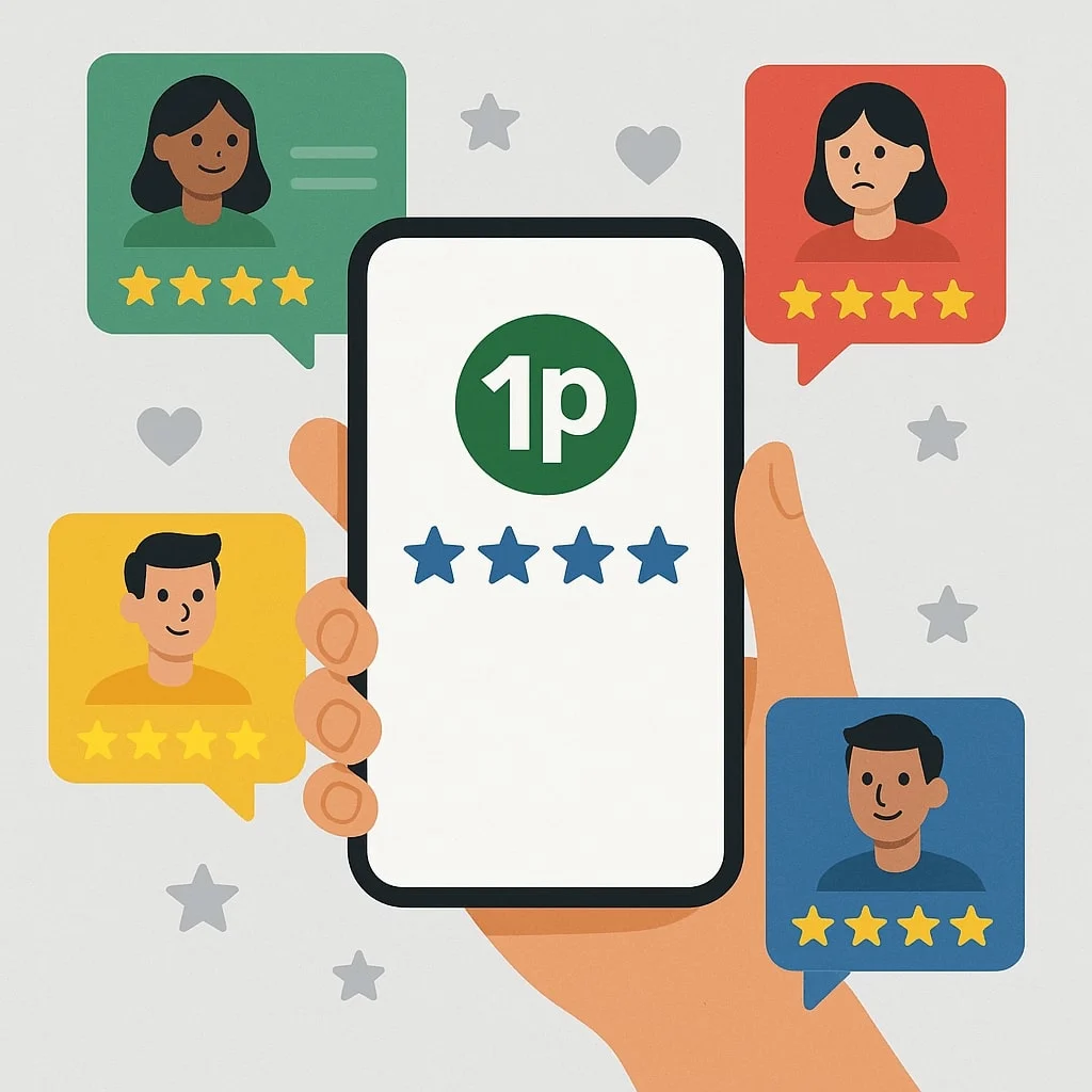 1pMobile Reviews