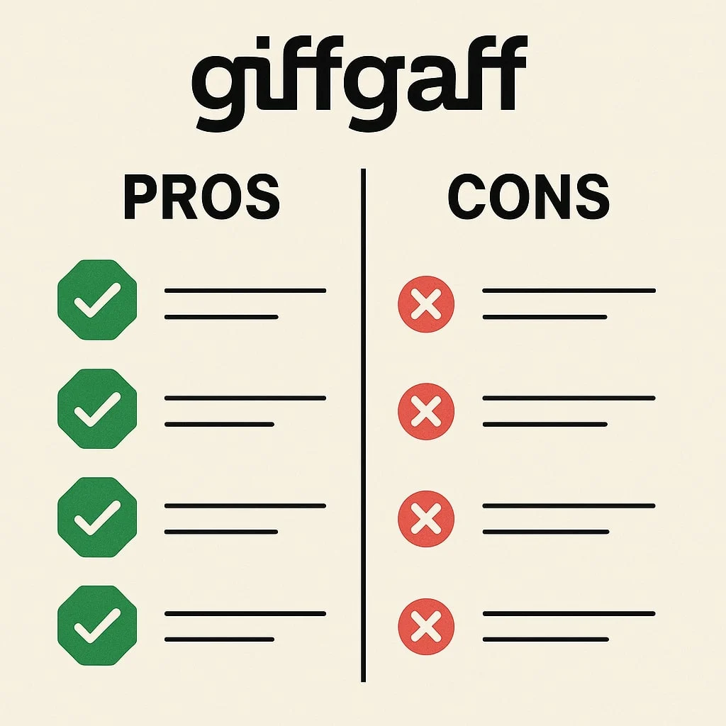 Pros and Cons of Giffgaff
