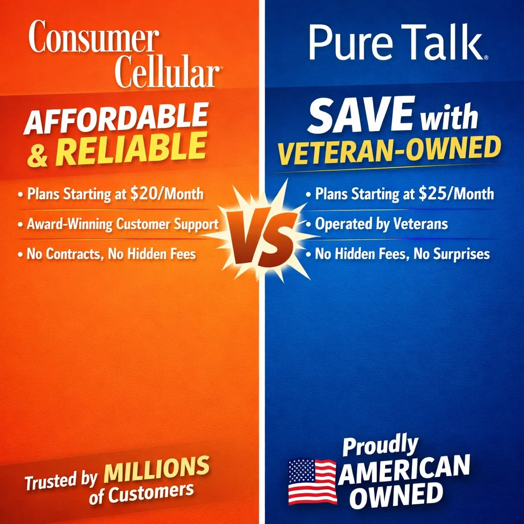 Consumer Cellular Vs Pure Talk