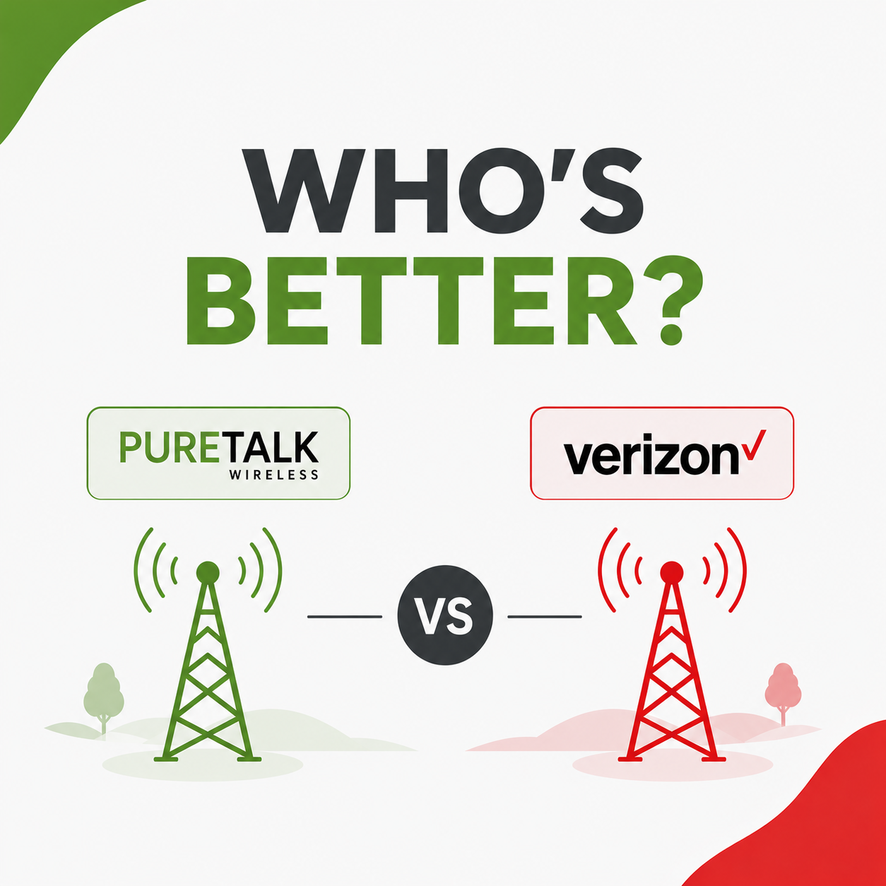 Pure Talk vs Verizon Coverage