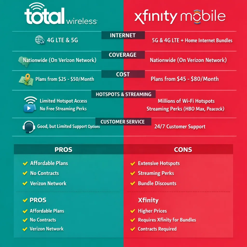 Total Wireless vs Xfinity Mobile