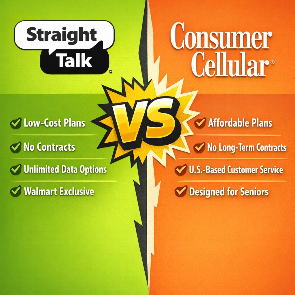 Straight Talk vs Consumer Cellular