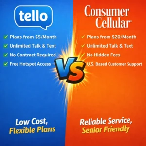Tello vs Consumer Cellular