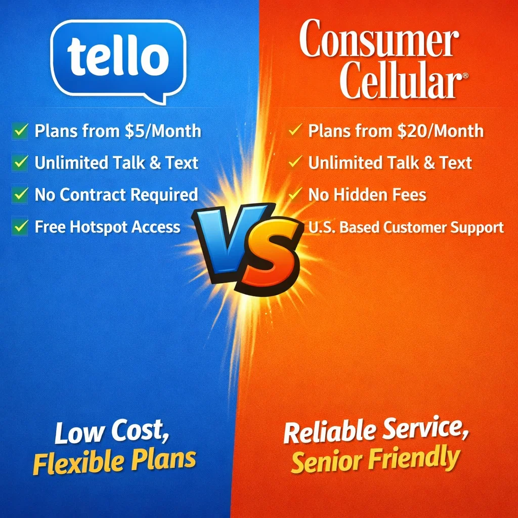 Tello vs Consumer Cellular