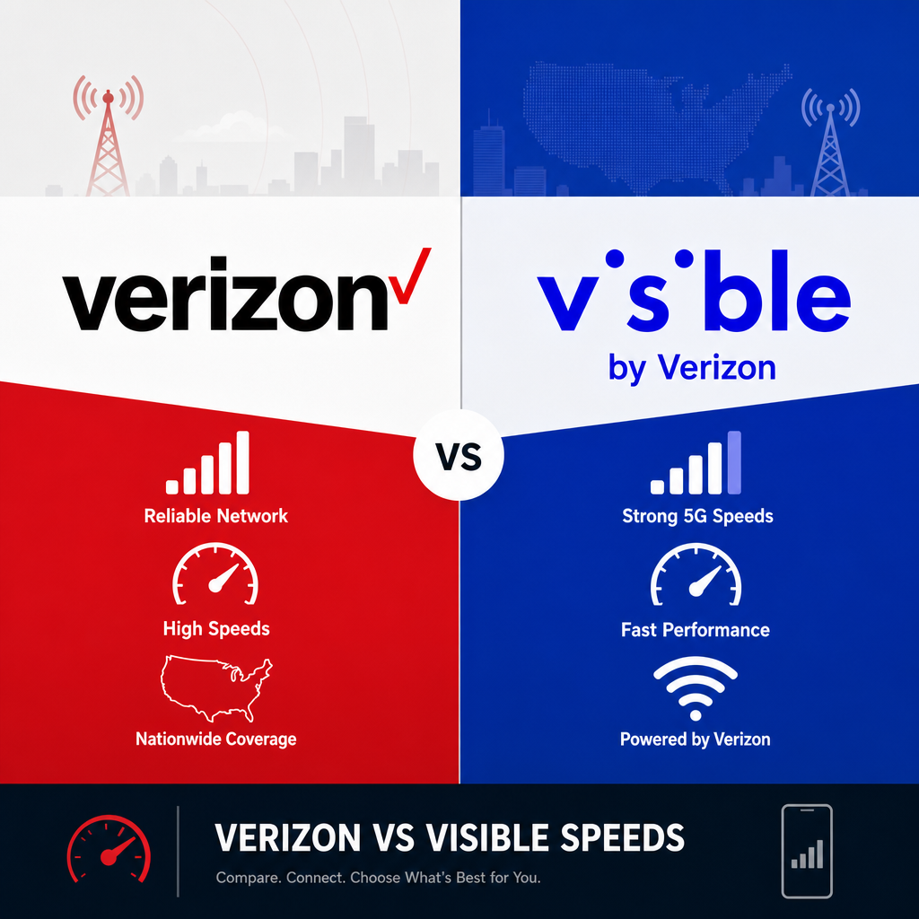 Verizon vs Visible Speeds