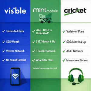 Visible vs Mint vs Cricket – Which Cheap Plan is Actually Good?