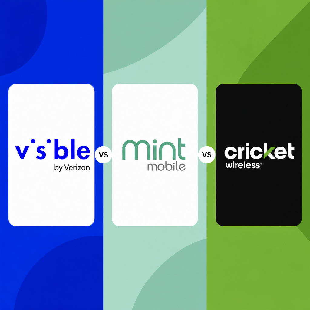 Visible vs Mint vs Cricket Wireless