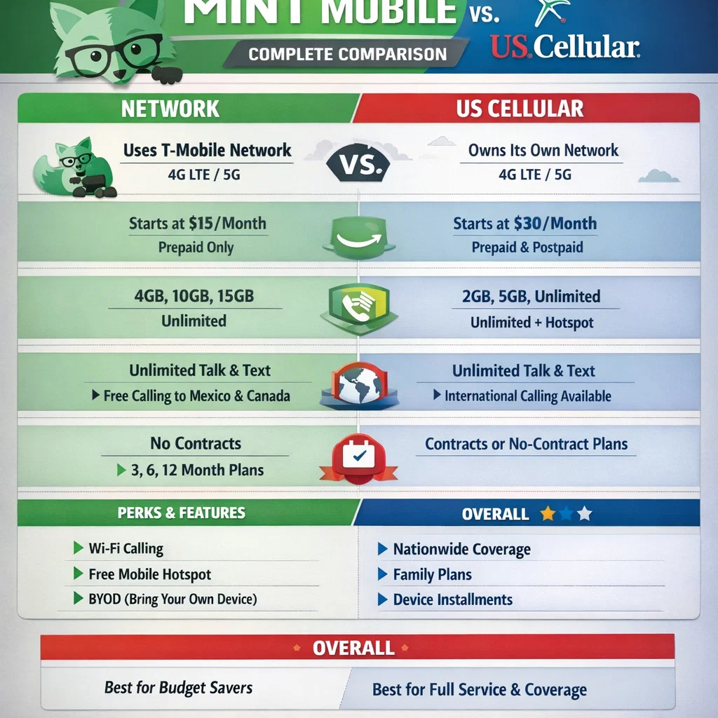 Mint Mobile vs US Cellular