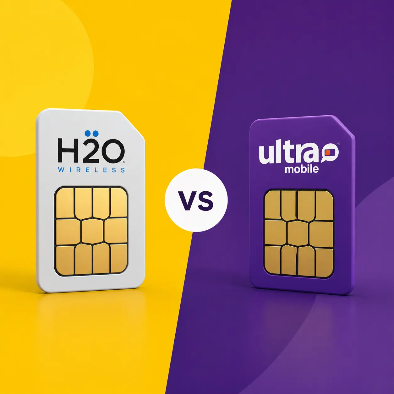 H2o Vs Ultra Mobile H2o Vs Ultra Mobile